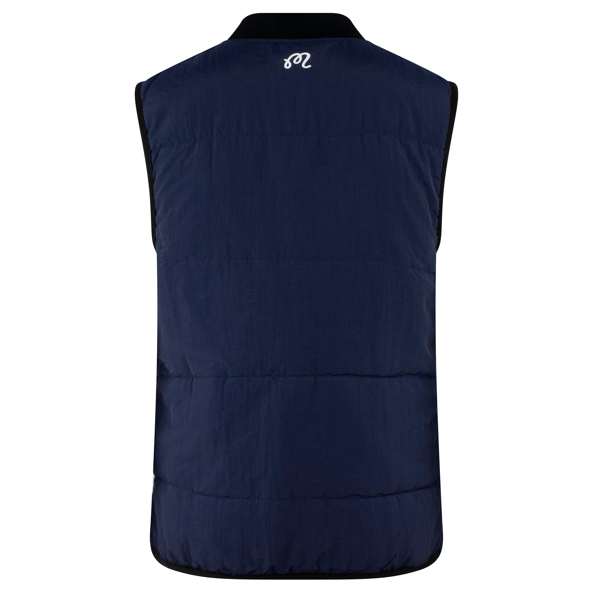 Malbon Golf Cooper Bucket Padded Vest Navy